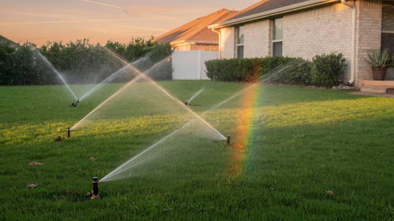 Dry spots and uneven watering in Manor
